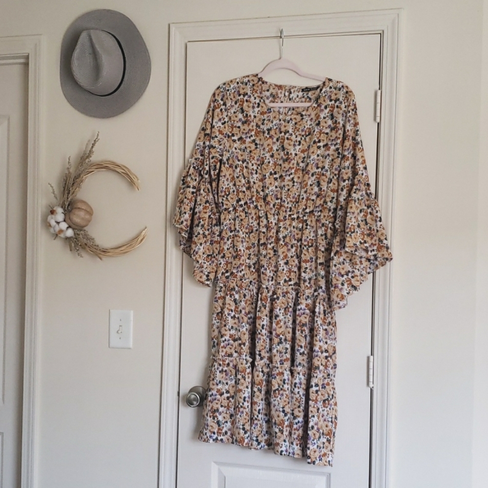 Shein Floral Dress XL